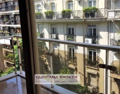 Av Quintana 200, Recoleta – Precio Paquete – Alquiler 2 Amb con Cochera – Equipado y Luminoso