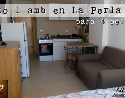 Alquiler Temporario – Depto 1 Amb en La Perla