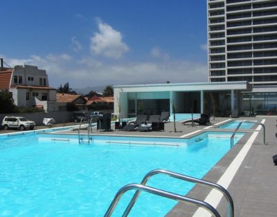 Apartamento 2do piso frente al mar en Club Océano Wi-Fi