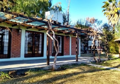 Alquiler Alojamiento Temporal Casa Quinta Cabana Vista A La Montana Pileta Maipu Mendoza