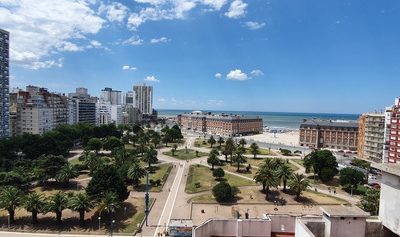 Departamento 2 Ambientes Terraza Con Vista Al Mar