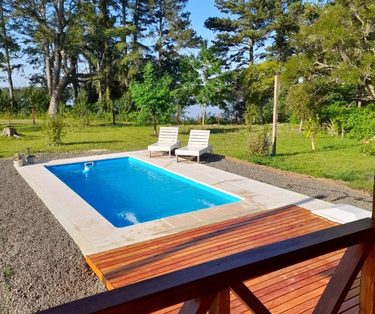 Alojamiento Cabana Y Casa Con Piscina En Concordia Puerto Yerua Frente Al Rio Uruguay