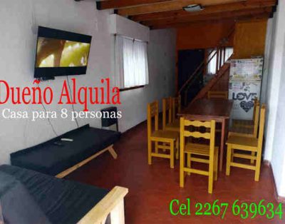 Casa en Villa Gesell para 8 personas x semana Enero y Febrero