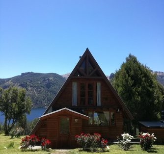 Cabaña El encuentro. Villa lago Meliquina. SMA