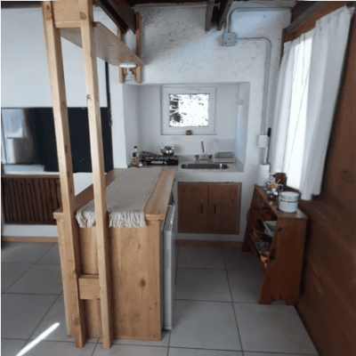 Ojos allí, en medio del rincón del Nahuel Huapi