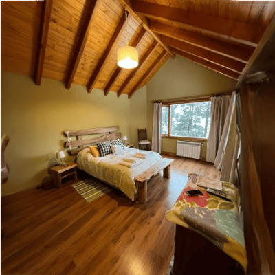 Casa en dos plantas para 6 personas alquiler turístico Bariloche r.n