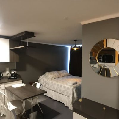 Moderno studio 2 personas. mensual modalidad Apart Hotel