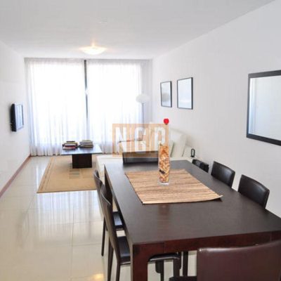 Servicio de mucamas, piscina, parrillero, gimnasio, sala de niños y adolescentes, sala de adultos