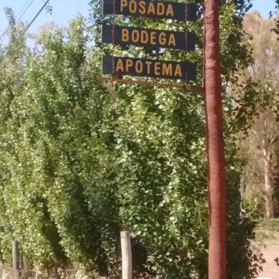 Alquiler posada bodega apotema en zonda