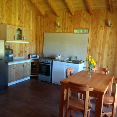 Cabaña bungalow playa linda villarrica-pucon km 12 vista al volcan