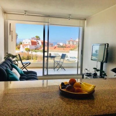Apartamento 2do piso frente al mar en club océano wi-fi