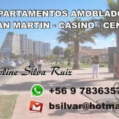 Departamentos amoblados dias, semanas av.san martin, casino