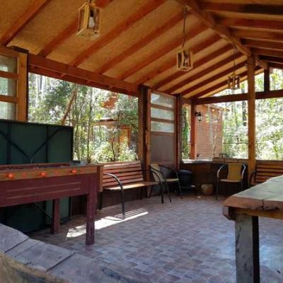 Cabañas con tinaja rukanto en coñaripe