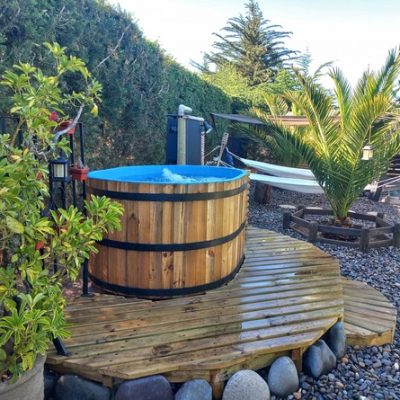 Cabañas con piscina en algarrobo