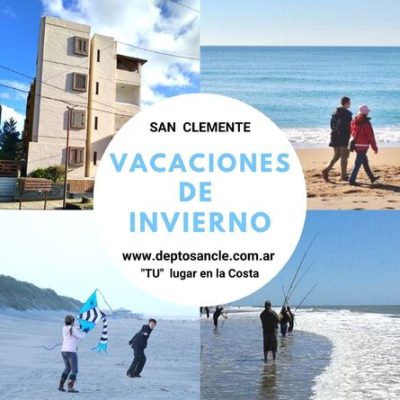 San clemente, vacaciones de invierno, julio 2023, alquiler departamentos, promos, tarifas, mundo
