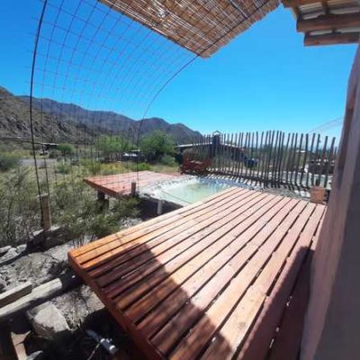 Cabaña frente al cerro arko mendoza ciudad