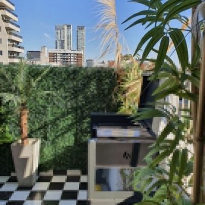 Estudio loft encantador con terraza y parrilla en palermo.
