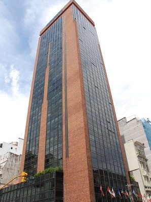 Alquilo monoambiente de lujo en piso 25. av. corrientes y esmeralda.